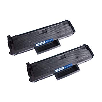 זוג טונרים צבע שחור תואם Samsung MLT-D111S