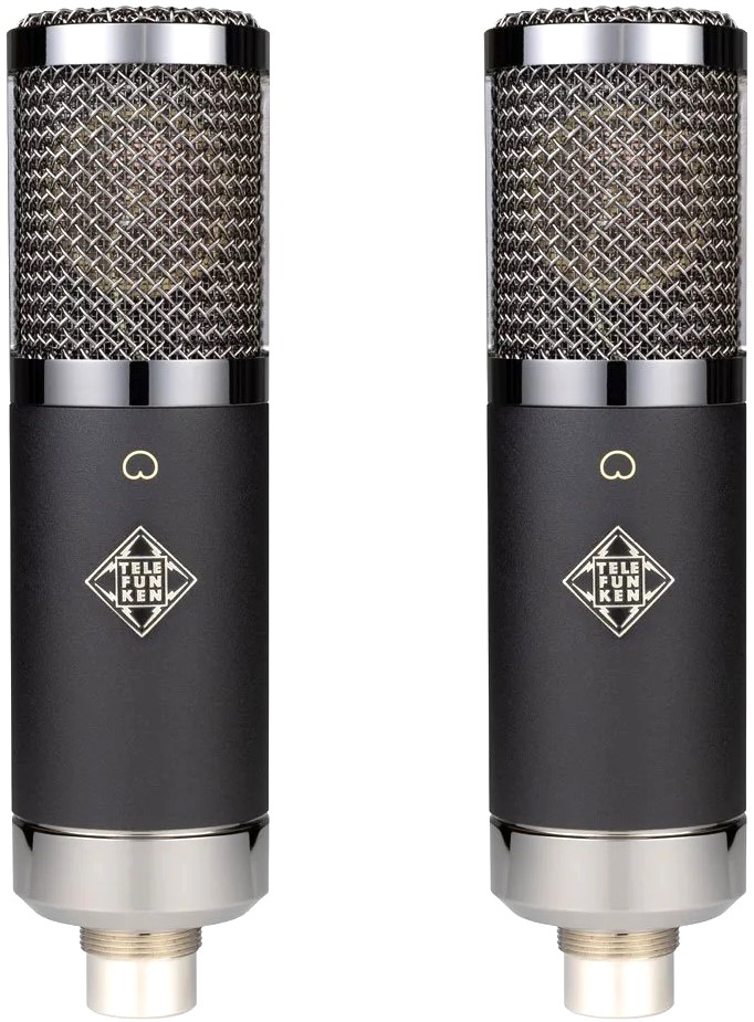זוג מיקרופונים קונדנסר Telefunken TF17 FET condenser mic Stereo set