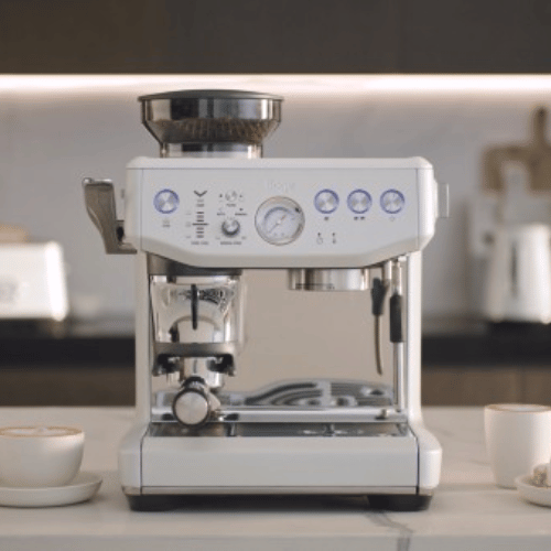 מכונת קפה ידנית סייג' בריסטה אקספרס אימפרס לבן מלח ים Sage Barista Express Impress