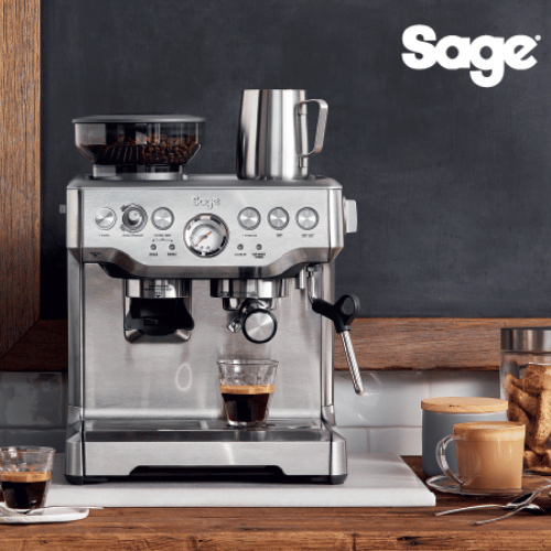 מכונת קפה ידנית סייג' בריסטה אקספרס נירוסטה Sage Barista Express