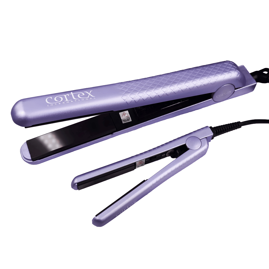 זוג מחליקי שיער מקצועיים | Cortex Professional Hair Straightener Set