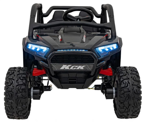 רכב שטח חשמלי ממונע לילדים XMX 24V עם גלגלי גומי EVA, שלט חכם ואורות LED קדמיים - ורוד