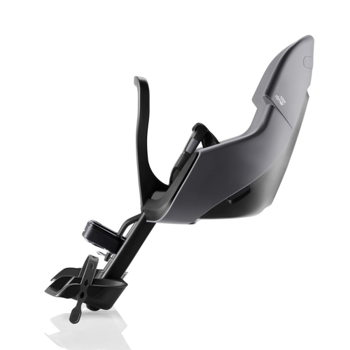 מושב פעוט קדמי לאופניים JOCKEY MINI עם ידית אחיזה וחיבור למוט הכידון - אפור Mineral Grey