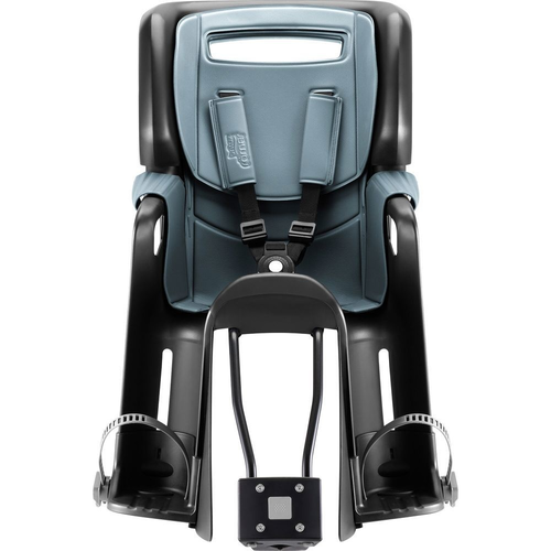 מושב אופניים לפעוטות וילדים Jockey PRO חיבור לשלדה, מצבי שכיבה והגנת רגליים - כחול Harbor Blue
