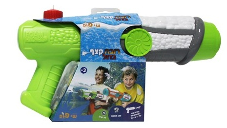 רובה קצף גדול (לא רעיל) לטווח של 3.5 מ' כולל 3 שקיות קצף (מגוון צבעים)