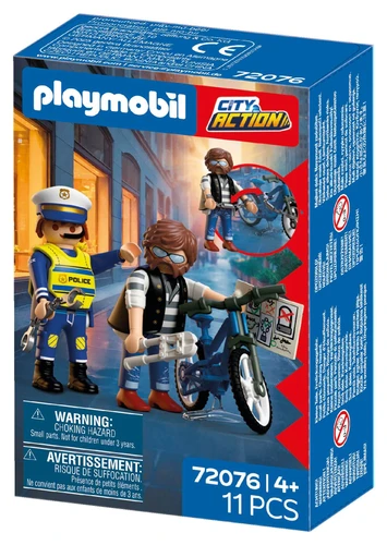 משחק פליימוביל שוטר וגנב אופניים לגילאי 4+