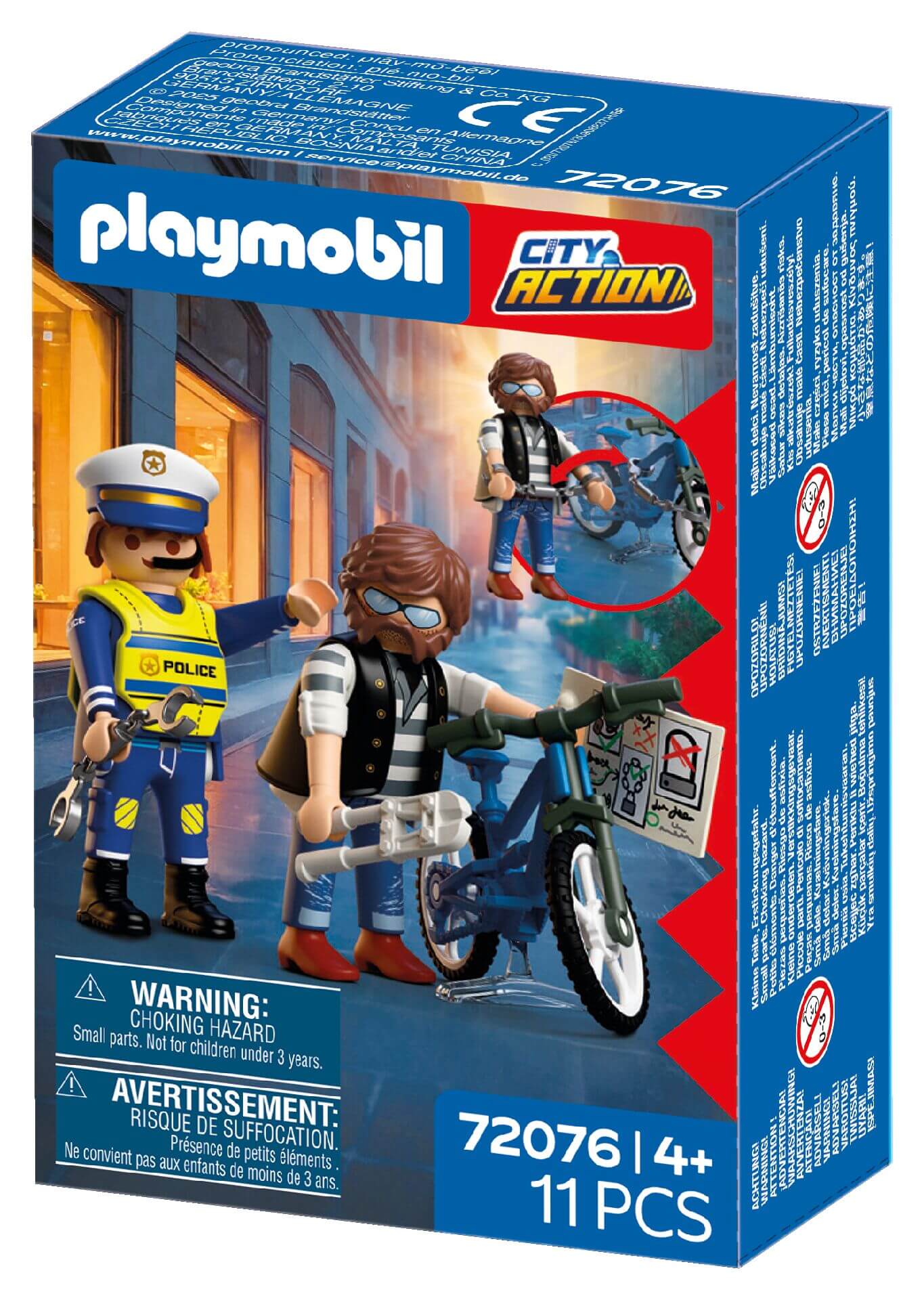 משחק פליימוביל שוטר וגנב אופניים לגילאי 4+