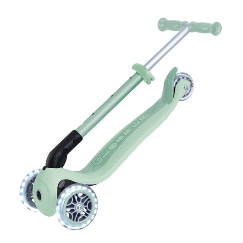 קורקינט מתקפל לפעוטות וילדים JUNIOR LIGHTS ECOLOGIC עם אורות בגלגלים - פיסטוק