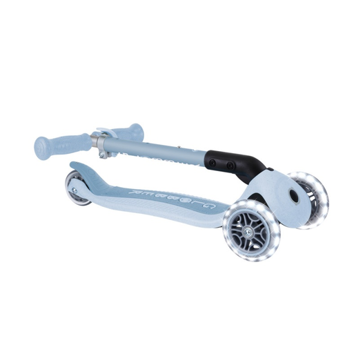 קורקינט מתקפל לפעוטות וילדים JUNIOR LIGHTS ECOLOGIC עם אורות בגלגלים - בלוברי