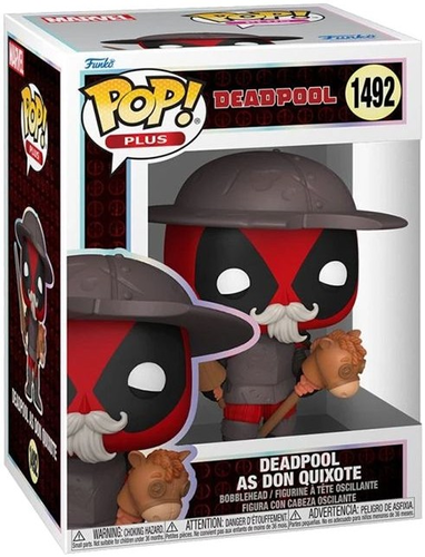 בובת פופ מארוול עם ראש מתנדנד POP Marvel: Deadpool - Deadpool As Don Quixote דדפול כדון קישוט