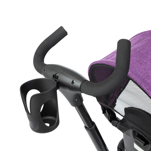 תלת אופן מתקפל 4 ב 1 דגם Xplorer עם כיסא נשכב ומסתובב 360 וגלגלי EVA ללא תקרים - סגול
