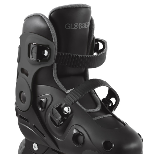 רולרבליידס SKATES LIGHTS עם מנגנון Speed-Safe לבטיחות מוגברת ואורות בגלגלים מידה 34-37 - שחור
