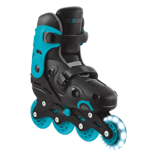 רולרבליידס SKATES LIGHTS עם מנגנון Speed-Safe לבטיחות מוגברת ואורות בגלגלים מידה 34-37 - אקווה