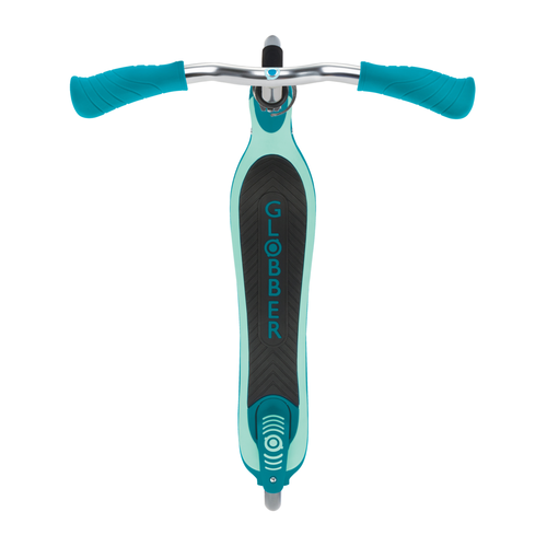 קורקינט לילדים ונוער פלואו FLOW 125 אורות בגלגלים ומשטח מחוזק תלת שכבתי - טורקיז