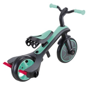 תלת אופן מתקפל הכל באחד Explorer Trike 4 in 1 הופך לאופני איזון - מנטה