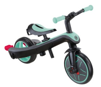 תלת אופן מתקפל הכל באחד Explorer Trike 4 in 1 הופך לאופני איזון - מנטה