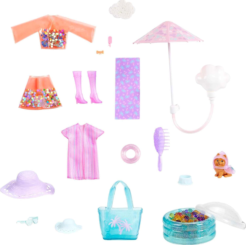 ערכת Color Reveal Sunshine and Sprinkles שמש וגשם של הפתעות 25 פריטים - בלונדינית