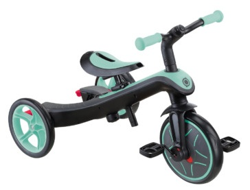תלת אופן מתקפל הכל באחד Explorer Trike 4 in 1 הופך לאופני איזון - מנטה