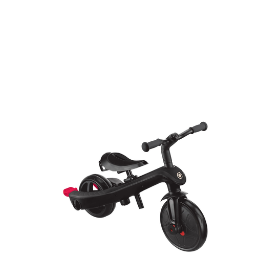 תלת אופן מתקפל הכל באחד Explorer Trike 4 in 1 הופך לאופני איזון - שחור