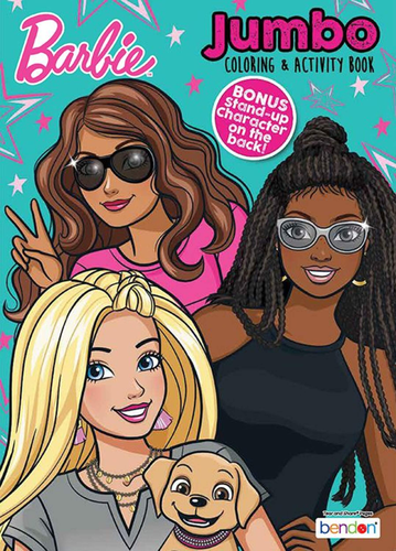 ספר צביעה ופעילות 80 עמודים Barbie You Can Be Anything ברבי