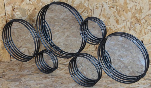 מראה 6 עיגולים סלילים 