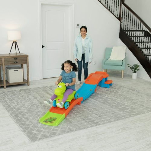 מסלול רכבת הרים במדרון דינוזאור Dino Dash Up & Down Roller Coaster דגם 4404