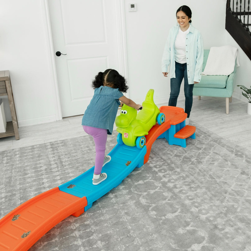 מסלול רכבת הרים במדרון דינוזאור Dino Dash Up & Down Roller Coaster דגם 4404