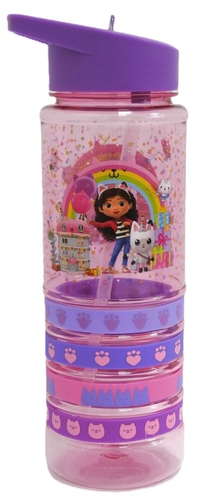 בקבוק שתיה עם קש מתקפל 700 מ