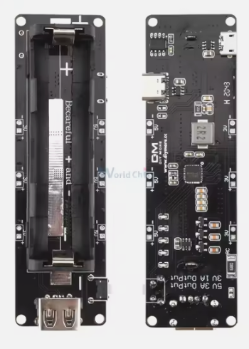 מודול סוללה 18650X1 למתח 5V/3V לרספברי וארדואינו