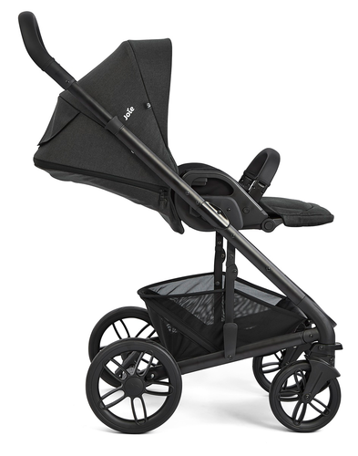 סט עגלת תינוק משולבת 3 ב-1 Chrome עם סלקל i-Snug 2 צבע Raven