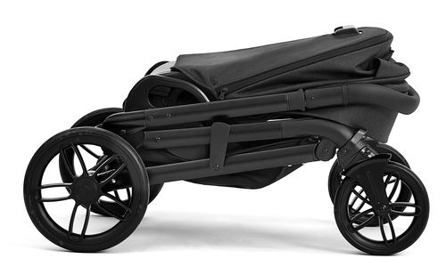 סט עגלת תינוק משולבת 3 ב-1 Chrome עם סלקל i-Snug 2 צבע Raven