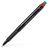 טוש פרמננטי F אדום כולל מחק מובנה Faber-Castell Multimark