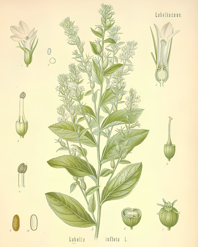 לובליה עלווה 50 גרם / Lobelia inflata / Indian tobacco