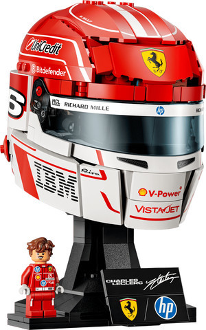 לגו קסדת המרוצים של שארל לקלר 43014 Scuderia Ferrari HP