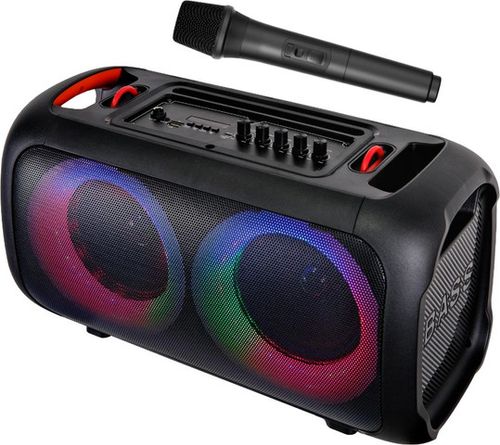 בידורית Bluetooth רמקול נייד עם מיקרופון אלחוטי + LED דגם Blaupunkt PartySpeaker-2000X