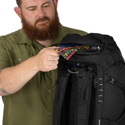 תיק תיק טיולים רחב לגברExtended Fit TALON 33L שחור - Osprey