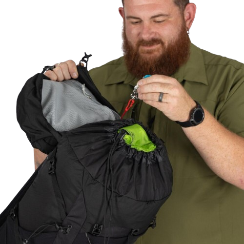 תיק תיק טיולים רחב לגברExtended Fit TALON 33L שחור - Osprey