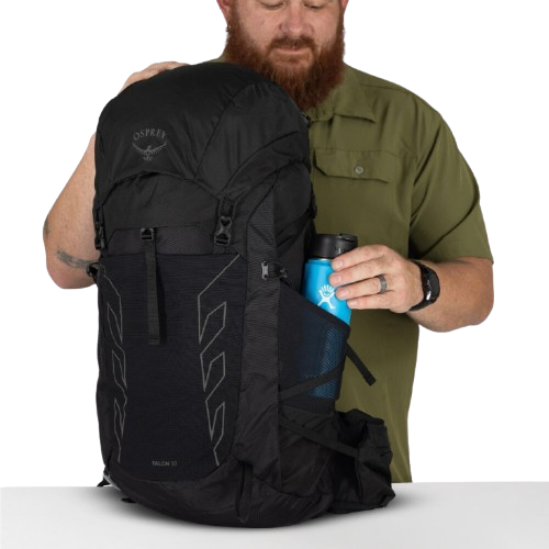 תיק תיק טיולים רחב לגברExtended Fit TALON 33L שחור - Osprey
