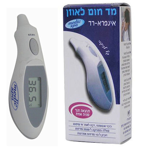 מדחום מהיר לאוזן - מדידה תוך 1 ש'