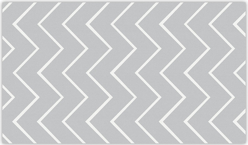 שטיח פעילות מעוצב לחדר ילדים Soft Mat במגע רך - זיגזג אפור בהיר
