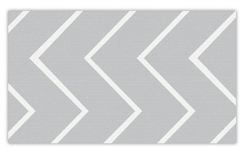 שטיח פעילות מעוצב לחדר ילדים Soft Mat במגע רך - זיגזג אפור בהיר