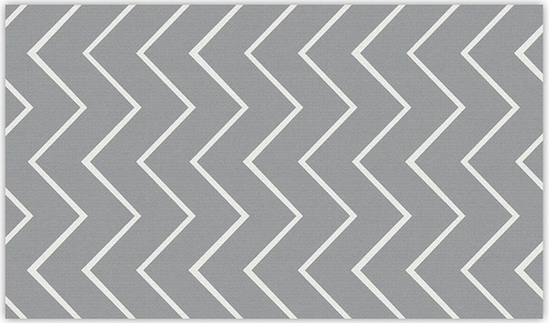 שטיח פעילות מעוצב לחדר ילדים Soft Mat במגע רך - זיגזג אפור