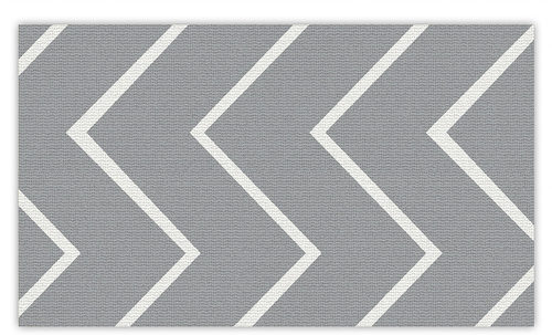 שטיח פעילות מעוצב לחדר ילדים Soft Mat במגע רך - זיגזג אפור