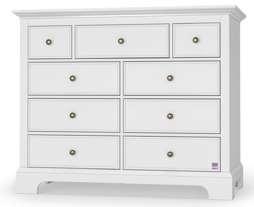 שידת החתלה לתינוק מילאנו MDF - לבן