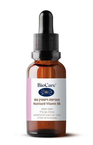 תמיסת ויטמין B6 ביוקר | Nutrisorb Vitamin B6