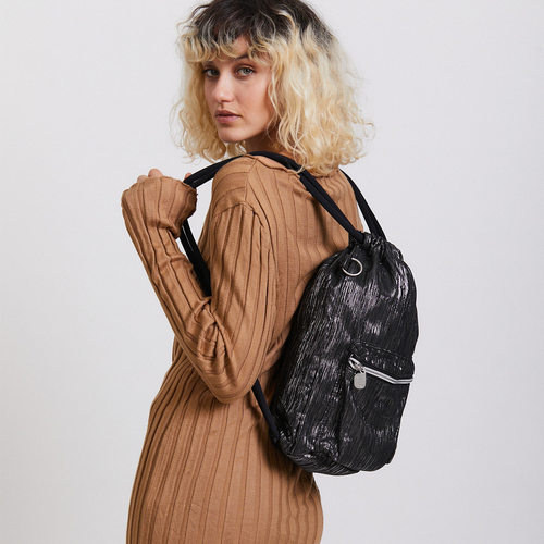 תיק שק Gitta lite גיטה לייט - פסי כסף