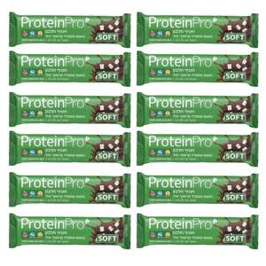 מארז 12 יחידות – חטיף חלבון ProteinPro SOFT בטעם שוקולד קראנץ