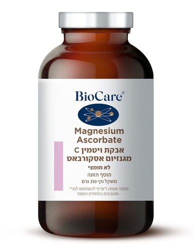 אבקת ויטמין C – מגנזיום אסקורבאט 250 גרם | Magnesium Ascorbat