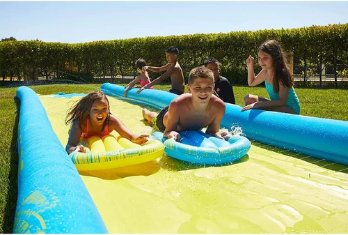 מגלשת מים מודולארית ענקית 7.9 מטר Super Wave Rider עם 2 גלשני בוגי ומשאבה