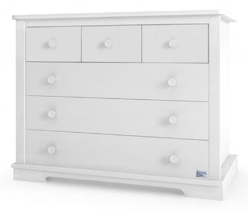 חדר תינוק באן במראה נקי וישר עשוי MDF בציפוי אולטרא גלוס ומיטת עץ מלא